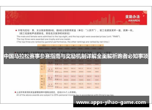 中国马拉松赛事参赛指南与奖励机制详解全面解析跑者必知事项