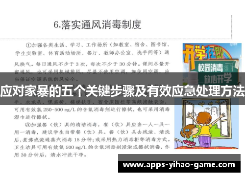 应对家暴的五个关键步骤及有效应急处理方法