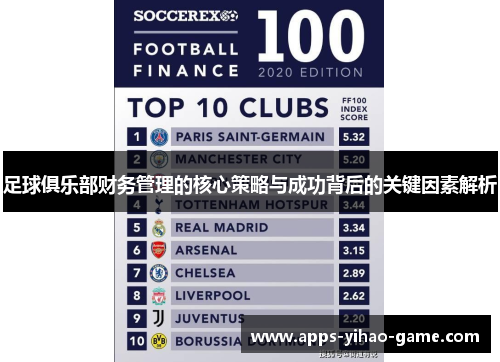 足球俱乐部财务管理的核心策略与成功背后的关键因素解析 足球俱乐部财务管理的核心策略与成功背后的关键因素解析
